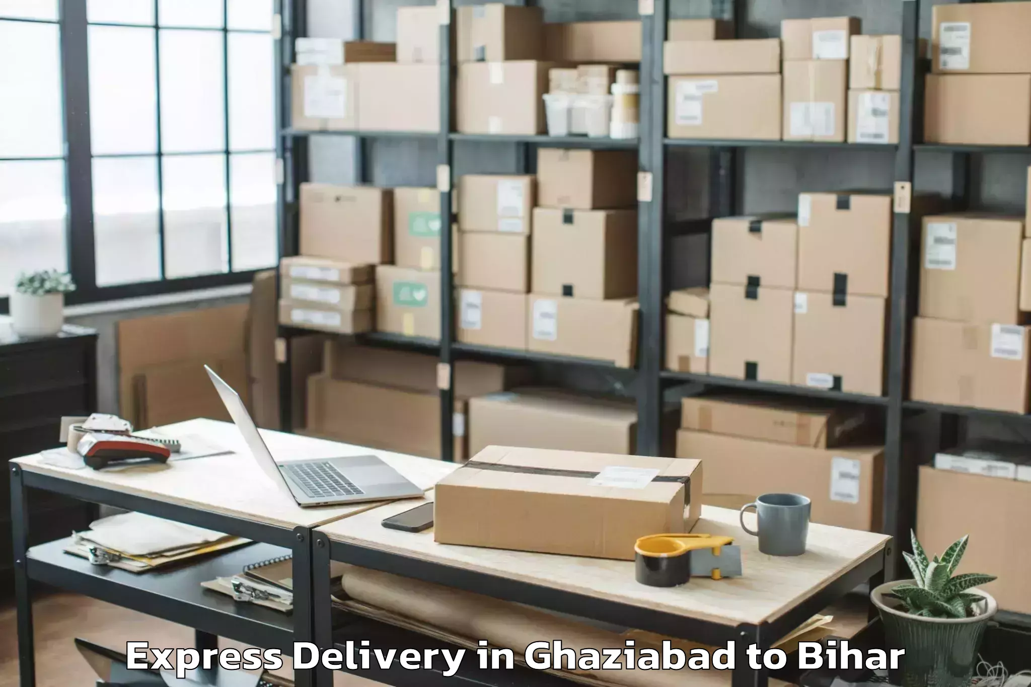 Book Ghaziabad to Bagaha Express Delivery Online